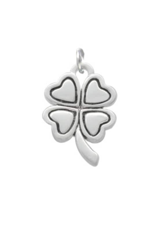 Four Leaf Clover 15mm Antiqued Silver Plated Charms C1309-20 50 Or 100PCs Four Leaf Clover 15mm Antiqued Silver Plated Charms C1309-20 50 Or 100PCs