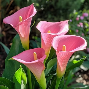 Pink Calla Lily Seeds | Soft Pink Flowers for Pots, Bouquets and Gardens | Easy to Grow, Graceful Blooms