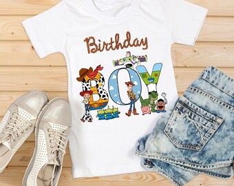 Toy Story Birthday Boys Sweatshirt, Disney Toy Story Toddler Shirt, Boys Birthday Shirt, Disney Family Baby Bodysuit, Birthday Gift For Kids