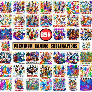 3D Gaming Avatar PNG Bundle: Gaming Sublimation Clipart (Digital Download