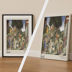Impressão "As Trilhas de Moisés", pôster de arte de parede moderno, decoração em tela abstrata, presente para amantes da arte