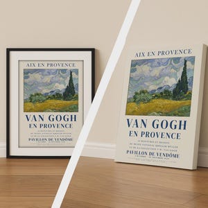 Van Gogh Druck, Klassische Kunst Poster, Zeitlose Wanddekoration, Leinwand erhältlich