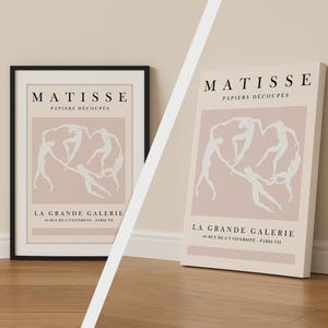 Impressão de Matisse, pôster moderno abstrato, decoração de parede colorida, tela disponível