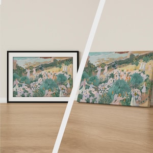 Stampa &quot;Paradise&quot; di Maurice Denis, poster d&#39;arte vintage, arte murale classica, disponibile su tela