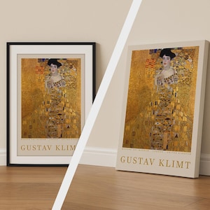 Gustav Klimt Print, Elegant Fine Art Poster, Canvas Wall Decor, Gift for Art Lovers