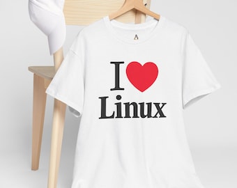 I Love Linolbox T-Shirt: Klassisches minimales Design für Linol & Open Sorion Fans