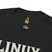 Linux Rocks T-Shirt: Skeleton Penguin Guitarist, Metalhead Coder Tee view 3