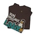 Graffiti Linux T-Shirt: Run GNU/Linux, Tux Penguin view 5