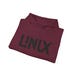Minimalist Linux Logo Hoodie: Cotton-Poly Blend, Open Source view 7