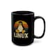 Linux Retro Black Mug: Tech Lover Gift view 6