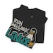 Graffiti Linux T-Shirt: Run GNU/Linux, Tux Penguin view 4