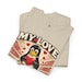 My Love Runs on Linux T-Shirt: Cute Valentine Design with Tux Penguin for Linux Fans view 5