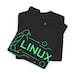 Geometric Linux Penguin T-Shirt: Cyber Geek Coder Tee view 4