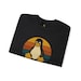 Retro Linux Sweatshirt: Vintage Tux Penguin Crewneck view 4