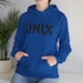 Minimalist Linux Logo Hoodie: Cotton-Poly Blend, Open Source view 4