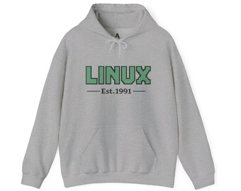 Retro Linux-hoodie: cadeau voor open source-programmeur