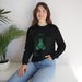 Retro Linux Terminal Sweatshirt: Hacker Penguin, Programmer Gift view 3
