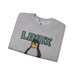 Linux Tux Penguin Sweatshirt: Retro Pixel Art Computer Crewneck view 6