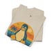 Retro Beach Tux T Shirt - Vintage Sunset Penguin Tee for Developers & Open Source Fans view 4