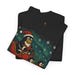 Santa Runs on Linux T-Shirt: Vintage Penguin Christmas Tee view 3
