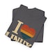 I Love Linux Retro T-Shirt: Vintage Striped Heart Design for Open Source & Linux Fans view 6