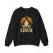 Retro Linux Sweatshirt: Vintage Tux Penguin Crewneck view 1