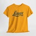 Retro Linux T Shirt - Vintage Script Logo for Developers, Hackers & Open Source Fans view 2