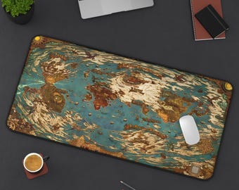FFXIV Eorzea World Map Desk Mat - Final Fantasy 14 Large Mousepad Hydaelyn Etheirys Dawntrail