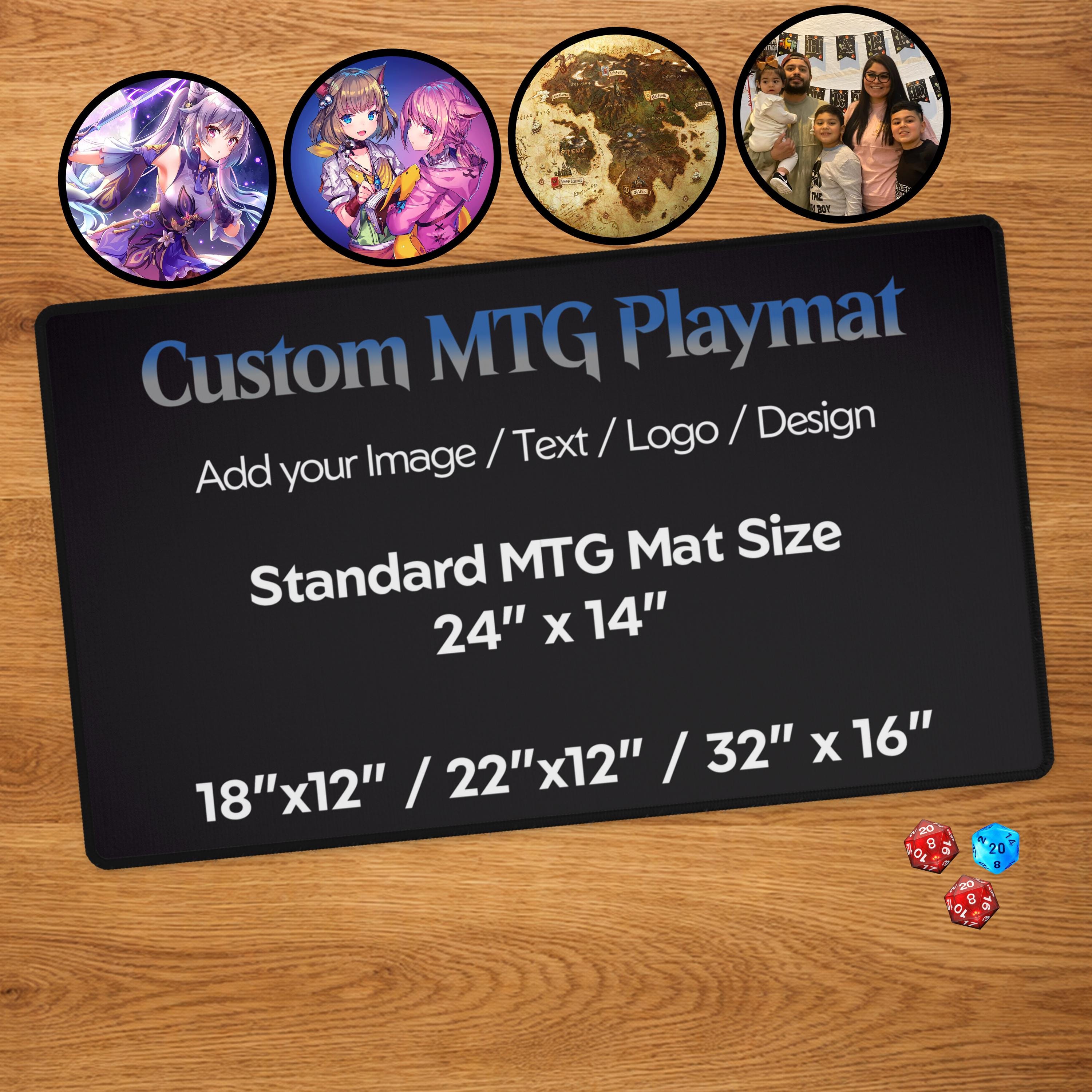 Custom Magic Mat Custom MTG Playmat With Card Zones - Personalized TCG Deskmat - Magic ...