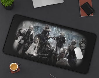 FFXIV Shadowbringers Credits Schreibtischmatte - Final Fantasy 14 Große Mousepad Erweiterung Spielmatte