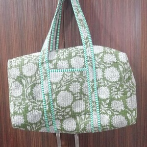 Indian Handmade Patchwork Tote Bag, Eco Friendly Quilted Vintage Shopper, Boho Carry Bag Gift for Her