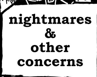 Nightmares and Other Concerns #1 - Mini Comic - Self-published, hand stapled