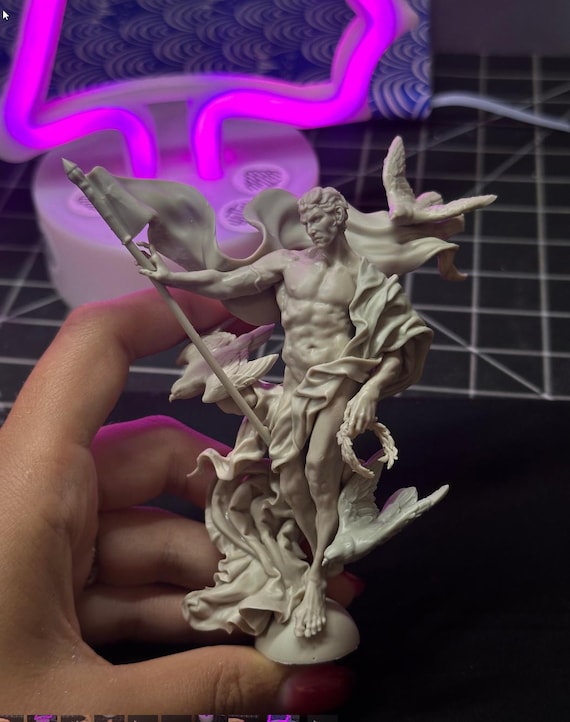 Victorious figure, resin cast