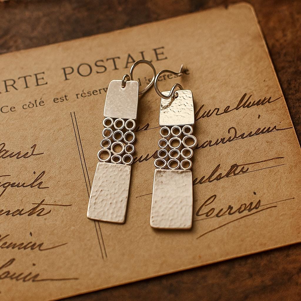 Tzliwen Retro Hip Hop Swing Earrings – Quirky Dangle Earrings With