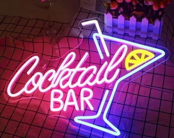 LED Neon Sign “Cocktail Bar” – Chic & Modern Atmosphere