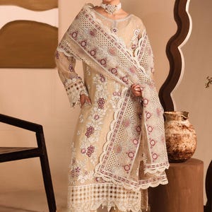 Pakistani Shalwar Kameez | Chiffon Salwar Kameez | Embroidered Shalwar Kameez With Dupatta | Pakistani Dresses For Women |