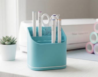 Mini Custom Cricut Maker Organizer Box – Craft Storage for Pens, Scissors, Weeding Tools & Accessories
