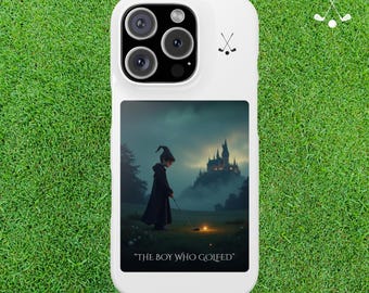 Harry Potter Golf Phone Case, Funny iPhone 16 Snap Cover, Wireless Charging Supported, Gift for Golf Fans, Wizard Golf Trip Accessory