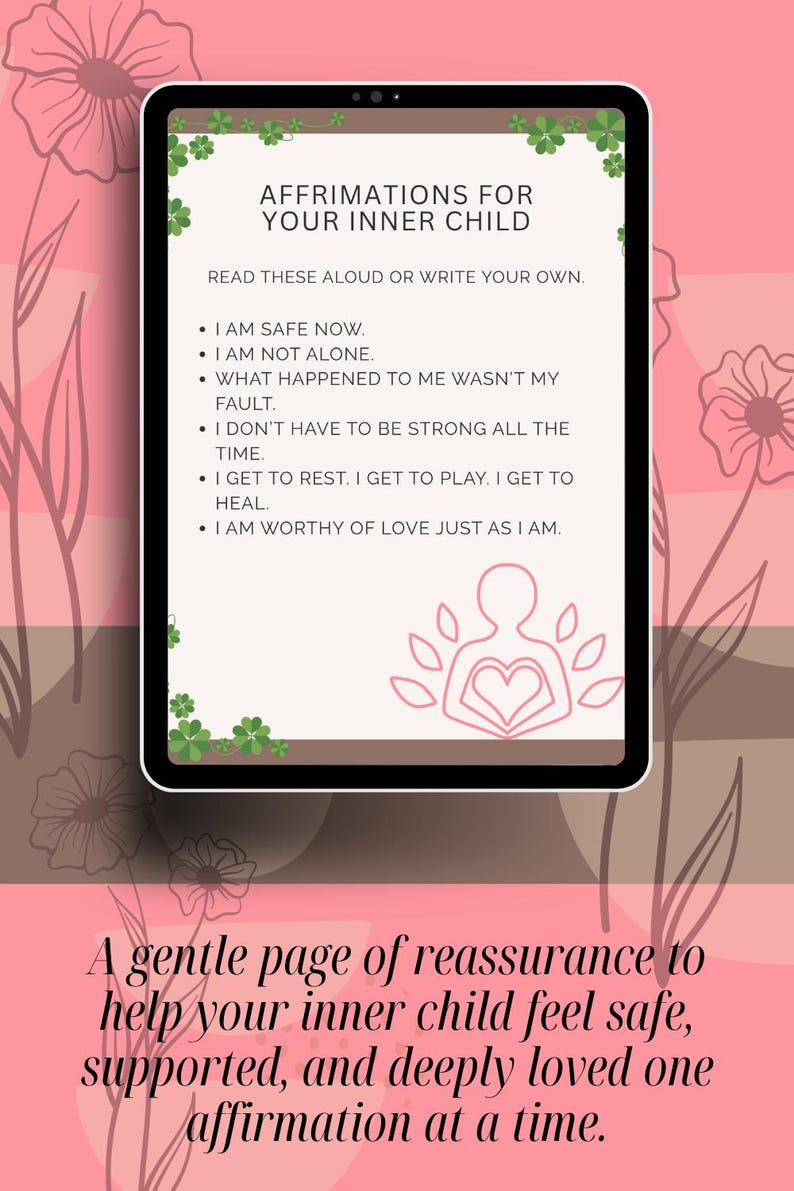 Inner Child Healing Journal | Guided Shadow Work Workbook | Self Love ...