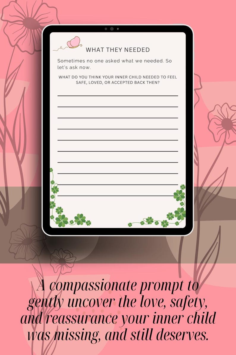 Inner Child Healing Journal | Guided Shadow Work Workbook | Self Love ...