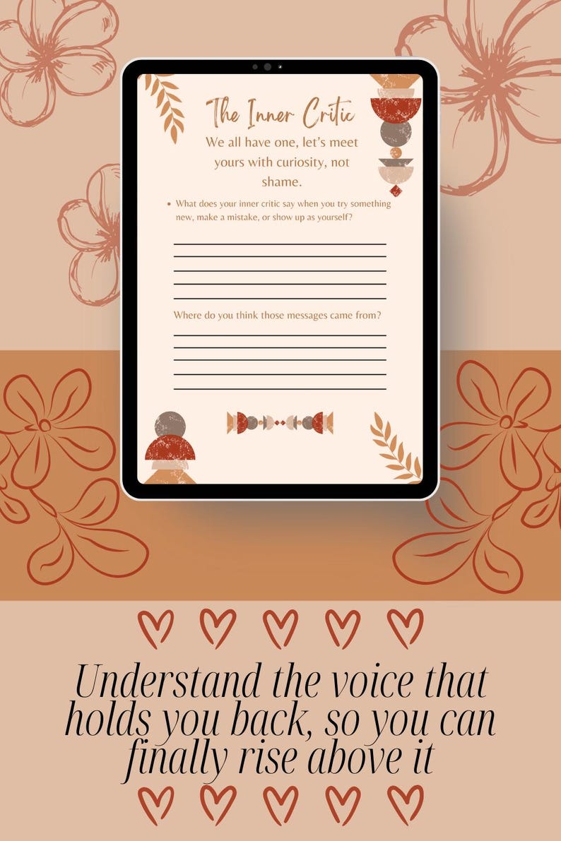 Inner Child Healing Journal | Self Love Workbook | Guided Shadow Work ...