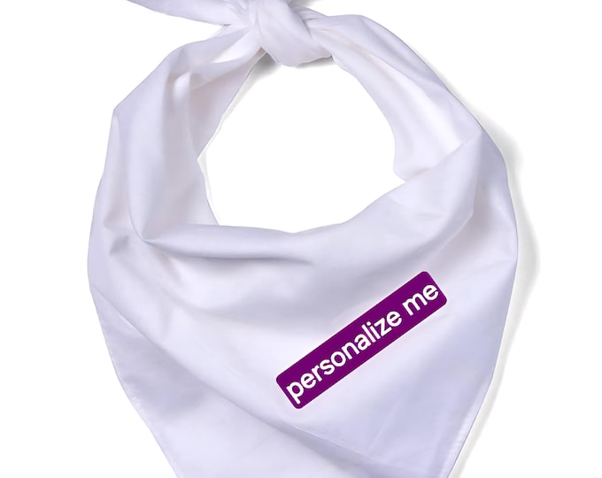 Custom Pet Bandanas: Personalized Dog Accessories for Stylish Pups +Free gift for Dog