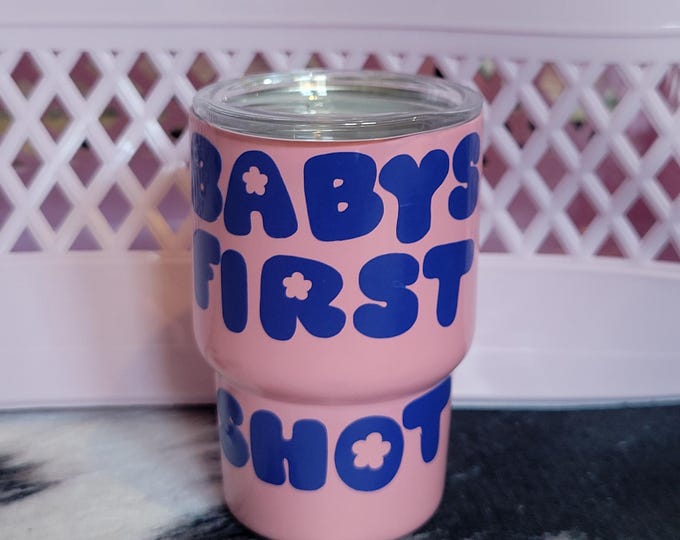 Personalized Gender Reveal & Baby Shower Mini Tumblers Party Pack Custom Guest Gifts