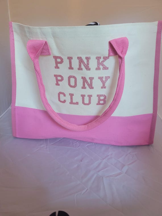 PINK PONY CLUB Square Bottom Tote Machine Washable
