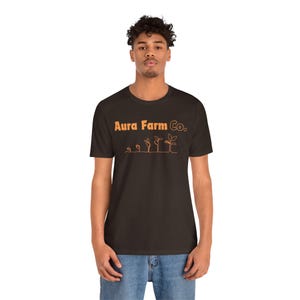 Aura Farm Co. Shirt | Trendy Teen Graphic Tee | Good Vibes Aesthetic T-Shirt | Minimal Streetwear Style | Funny Aura Energy Farm Tee