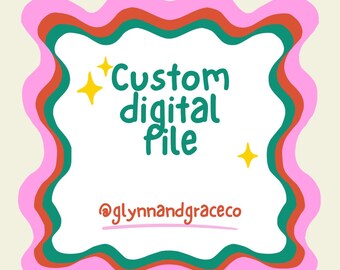 PNG personalizado, diseño digital personalizado