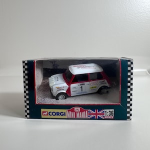 Corgi Mini Mania G-Tech King Dragon Rally Mini à l'échelle 1:36 - Miniature vintage en boîte - Décoration de bureau industrielle ou cadeau Petrolhead