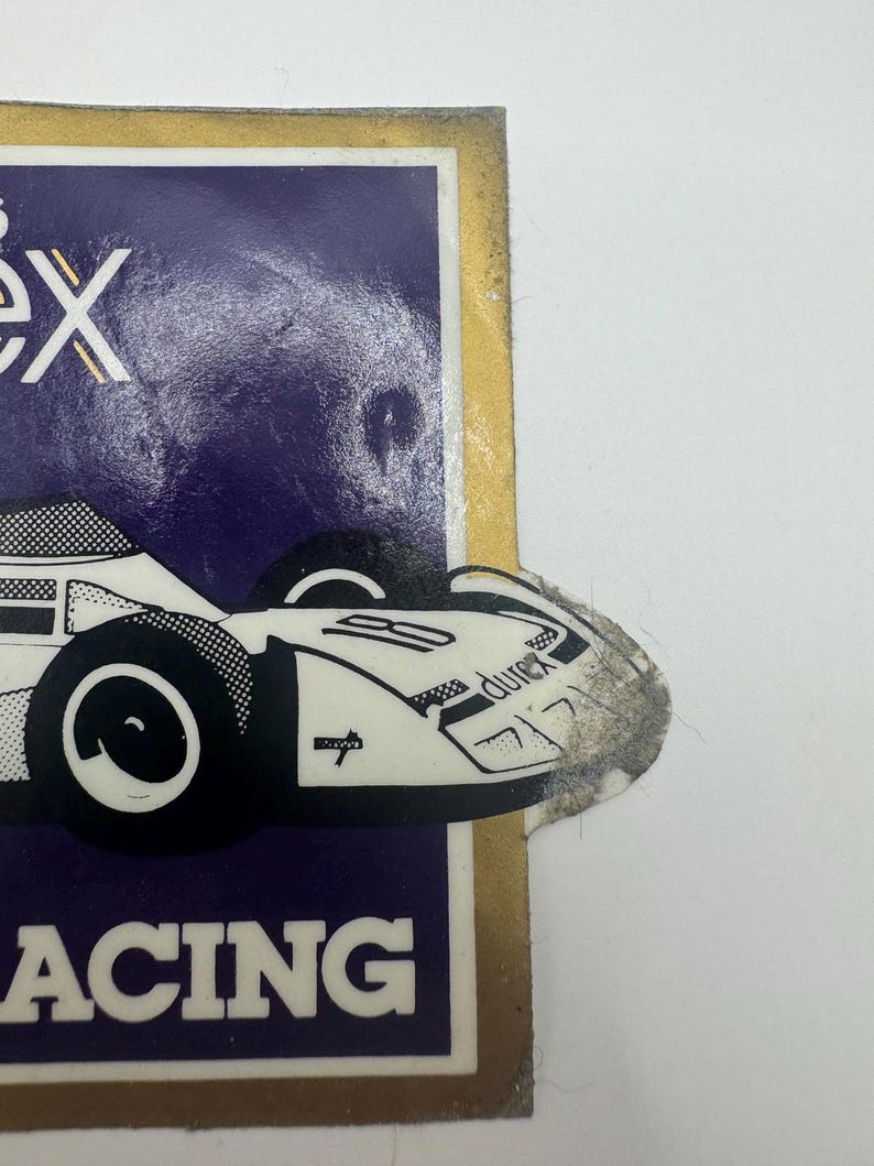 Durex Surtees Formula 1 Racing Vintage Sticker Decal Classic Memorabilia image 4