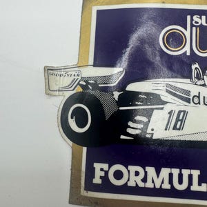 Durex Surtees Formula 1 Racing Vintage Sticker Decal Classic Memorabilia image 7