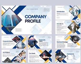 Plantilla editable de perfil de empresa: Portafolio empresarial de Canva (Descargar PDF)